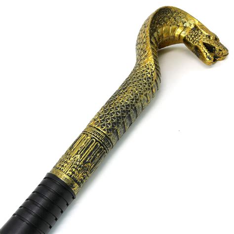King Cobra Pimp Cane Egyptian Style Staff Or Scepter For Emperor 1