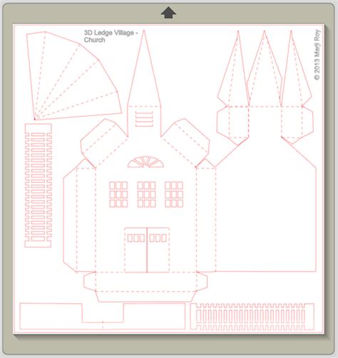 Ashbee Design Silhouette Projects 3d Ledge Village Church