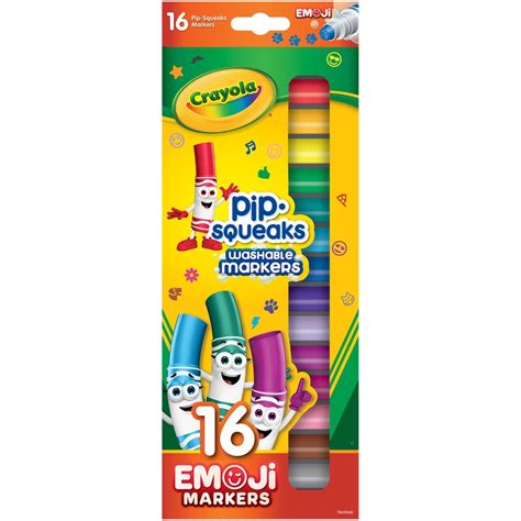 Crayola Pip Squeaks Emoji Stamper Markers Pack Big W