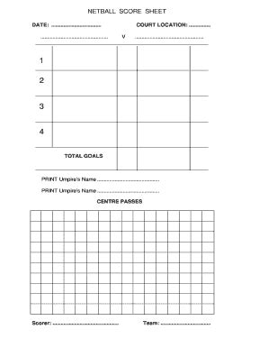netball score sheet home fixtureslive fill
