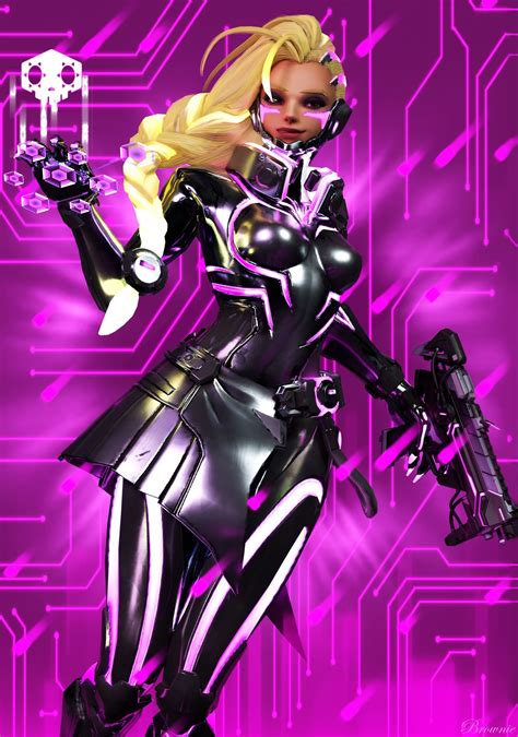 [overwatch] augmented sombra by brownie ari on deviantart overwatch sombra overwatch