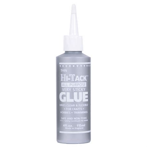 Adhesive Hi Tack Glue Thin 115ml 12 Trimits Groves And Banks