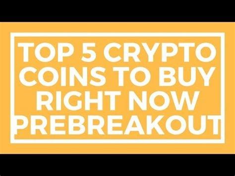 December 30, 2020 at 4:55 pm. Top 5 Crypto Coins to Buy RIGHT NOW 200 500 BREAKOUT ...