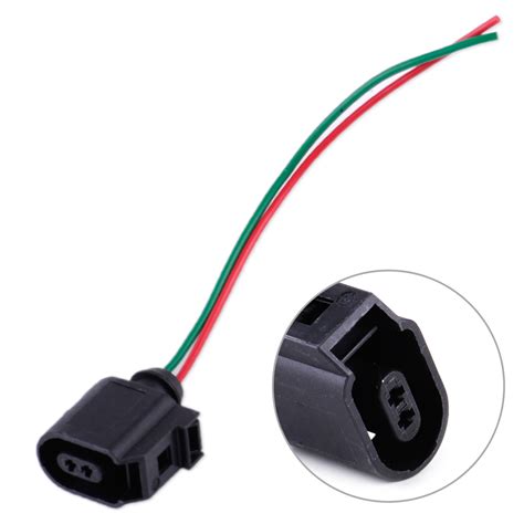 2 PIN ABS Sensor Wiring Pigtail Plug Connector Fit For VW Passat Golf