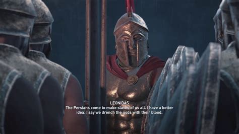Assassin S Creed Odyssey Leonidas Scene Youtube