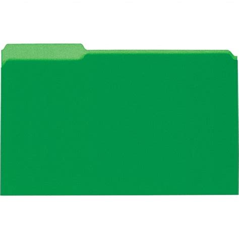 Universal Pack Of 25 10 X 15 Legal Green Hanging File Folders