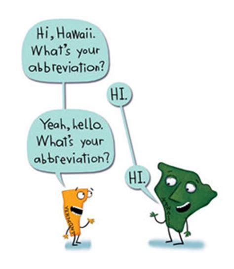 Find facts about the hawaii abbreviation. The Scrambled States of America Talent Show: Laurie Keller ...