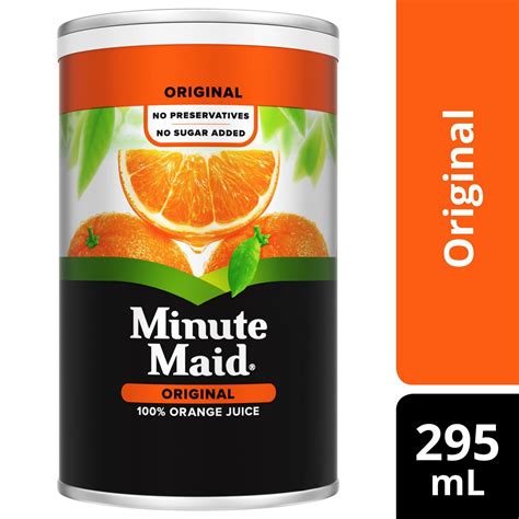 Minute Maid Orange Juice 295 Ml Frozen Can Walmart Canada