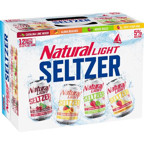 Natural Light Seltzer Variety Pack 12 Natty Pack Beer Harvest Market