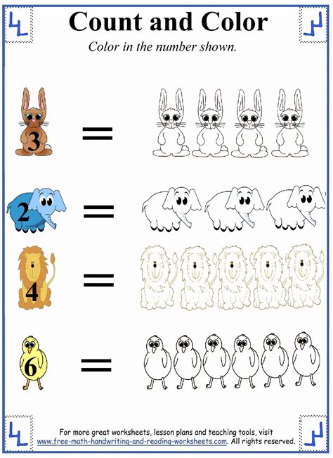 counting numberscount and color activity