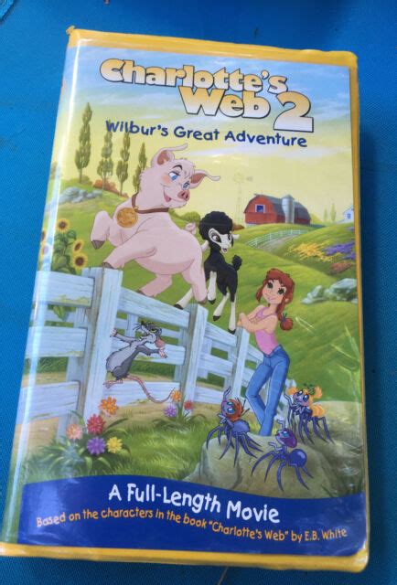 Charlottes Web 2 Wilburs Great Adventure Vhs 2003 For Sale Online