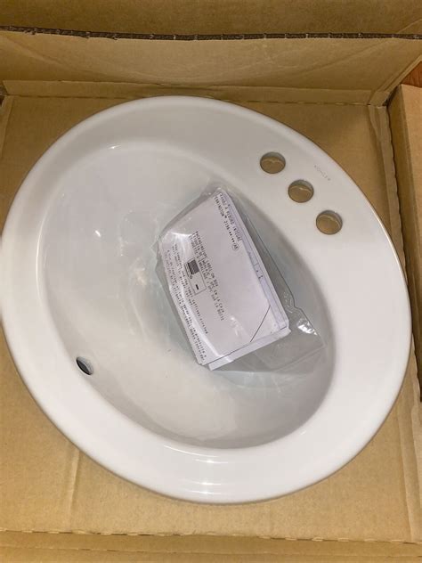 KOHLER K 2196 4 0 Pennington Self Rimming Lavatory Bathroom Sink With 4