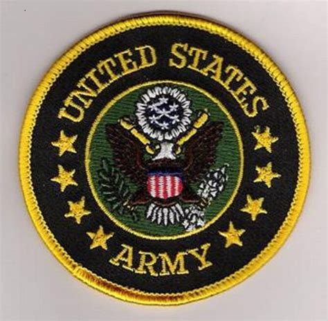 Us Army United States Army Official Insignia Embroidered Shoulder Us