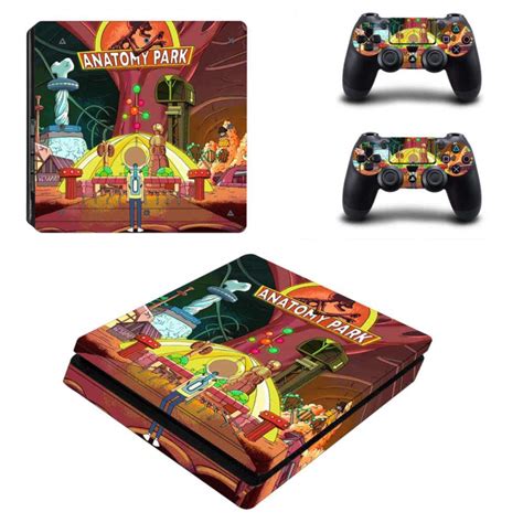 Rick And Morty Ps4 Slim Wrap Skin Sticker Cover