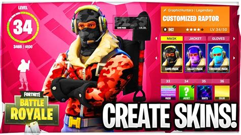 How To Create Your Own CUSTOM Fortnite Skin Fortnite Battle Royale