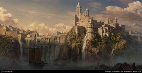 Pin By Sarah Chamblee On Castles Fantasy Castle Fantasy Landscape