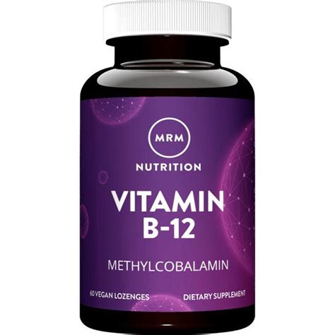 Mrm Nutrition Vitamin B 12 2000 Mcg 60 Loz Swanson