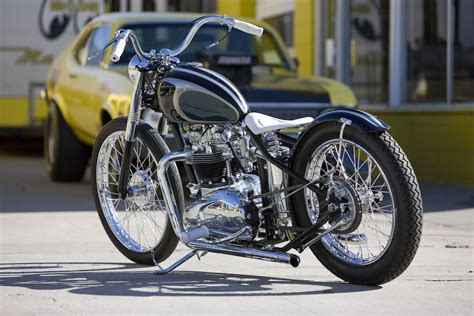 Learn how to build a bobber and you'll have the knowledge that most people wish they had. Mooneyes Triumph Bobber
