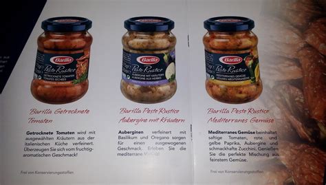 Im neuen barilla pesto e peperoncino treffen 100 prozent italienisches basilikum auf die angenehme schärfe von chilischoten. Muttis Produkttest Blog: Barilla Pesto Rustico