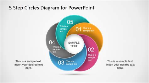 Slidemodel 4 Steps Circle Powerpoint Diagram