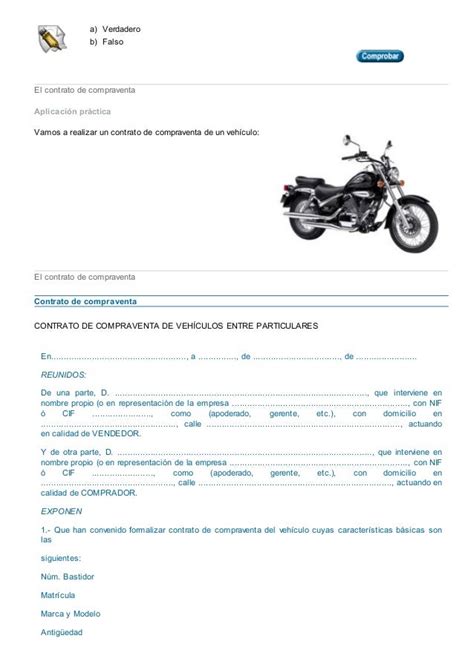 contrato de compra venta motos