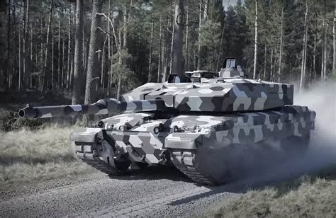 Rheinmetall From Germany Unveils New Main Battle Tank Mbt With 130mm