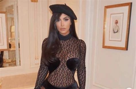 Kim Kardashian West Steps Out In Totally Sheer Vintage Azzedine Alaïa