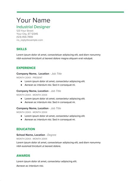 Completely Free Printable Resume Templates Free To Use Online Resume Builder Livecareer Your