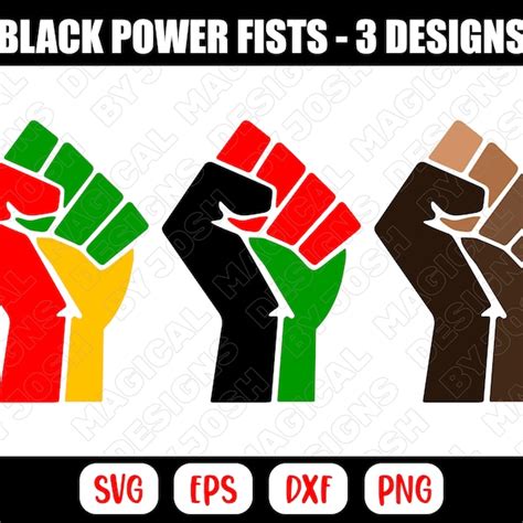 Black Fist Etsy