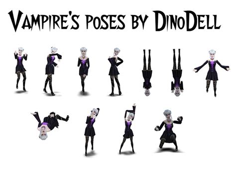 Dinodells Vampires Poses