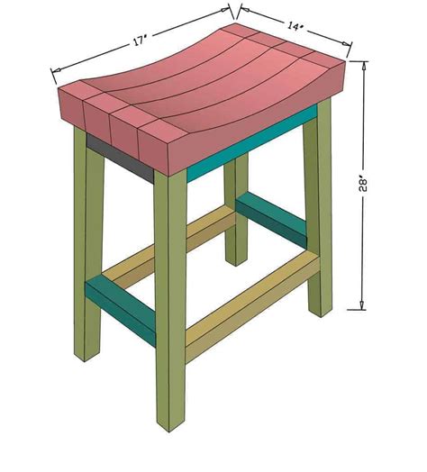 How To Build A Diy Bar Stool Free Plans Thediyplan