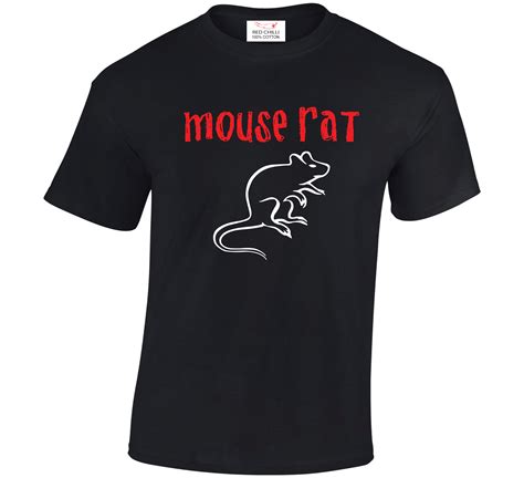 Mouse Rat Inspired T Shirt Red Chilli Apparel