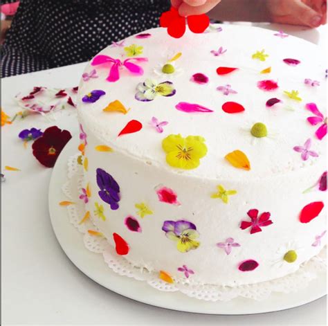 Maybe you would like to learn more about one of these? By Designlovefest | New cake, Edible flowers cake, Cake