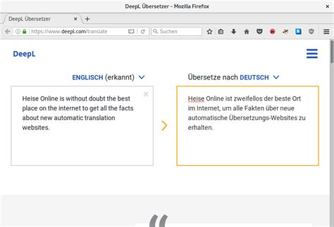 The most convenient translation environment ever created. Maschinelle Übersetzer: DeepL macht Google Translate ...