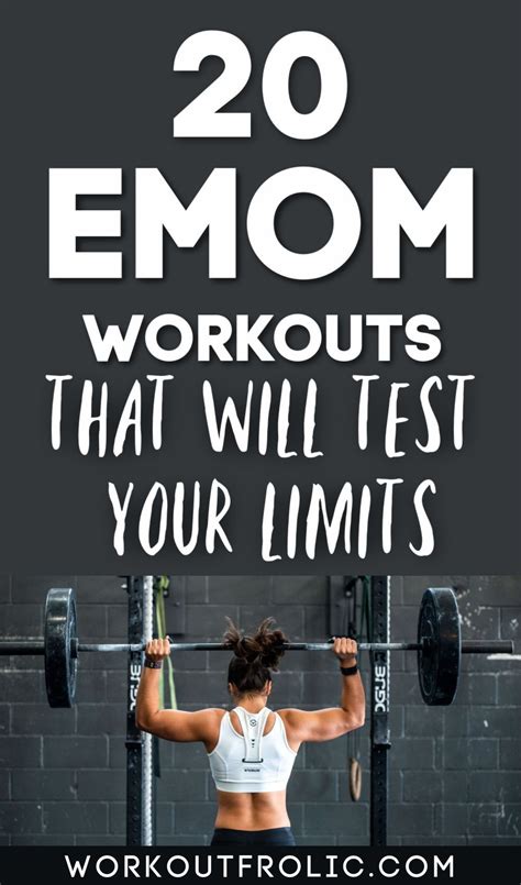 Best 20 Emom Workouts To Test Your Strength And Conditioning Emom