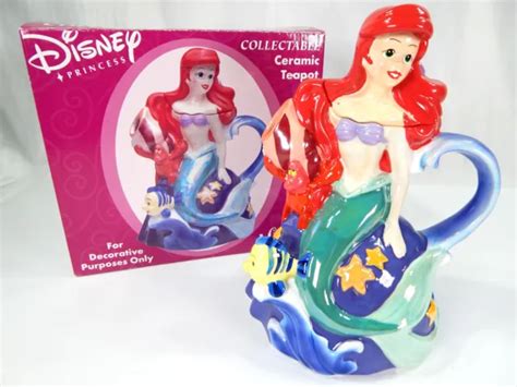 Disney Princess The Little Mermaid Collectable Ceramic Teapot Ariel