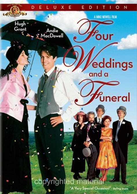 Four Weddings And A Funeral Deluxe Edition Dvd 1994 Dvd Empire