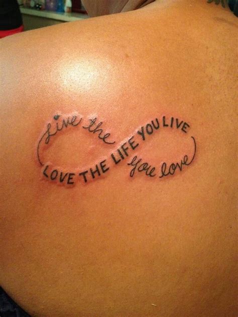 Love The Life You Live Tattoo Designs Vinniesieverson