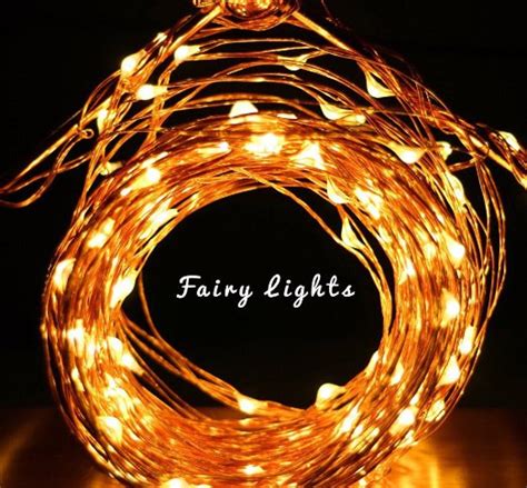 Fairy Led Copper Wire String Lights Updated Versionwarm Etsy