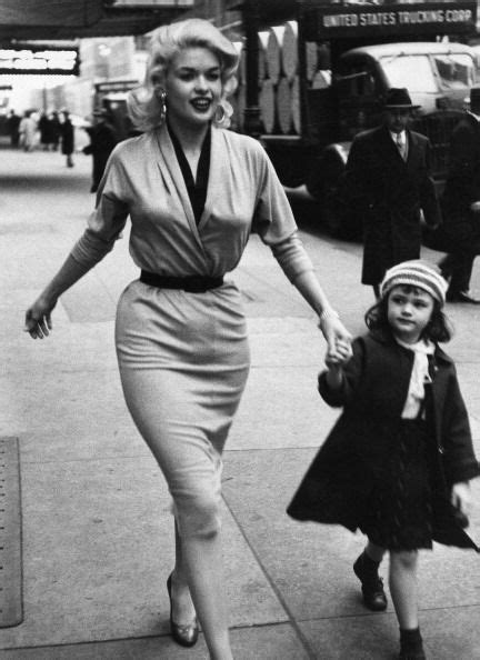 Jayne Mansfield And Daughter Jayne Marie Fashion Hollywood Glamour