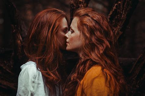 wallpaper face women redhead model looking away long hair profile freckles couple
