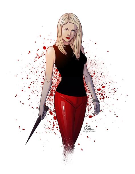 85x11 Buffy The Vampire Slayer Fan Art Print Etsy