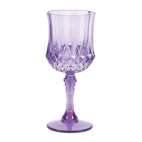 Purple Patterned Plastic Wine Glasses Purple Wine Glasses Plastic Wine