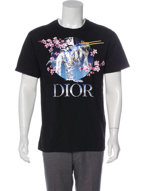 Dior Homme Dior X Sorayama 2019 Graphic Print T Shirt Black T Shirts Clothing Hmm28522
