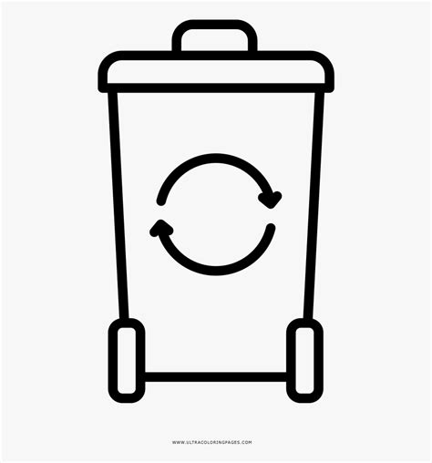 In this container, you must deposit the containers that are made in the recycling colors method, the white color identifies the sigre point, a container that is located in more than 21,000 consumer deposits a. Recycling Bin Coloring Page - Trash Icon White Background ...