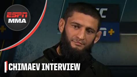 Khamzat Chimaev Pre Fight Interview Before Facing Kamaru Usman At