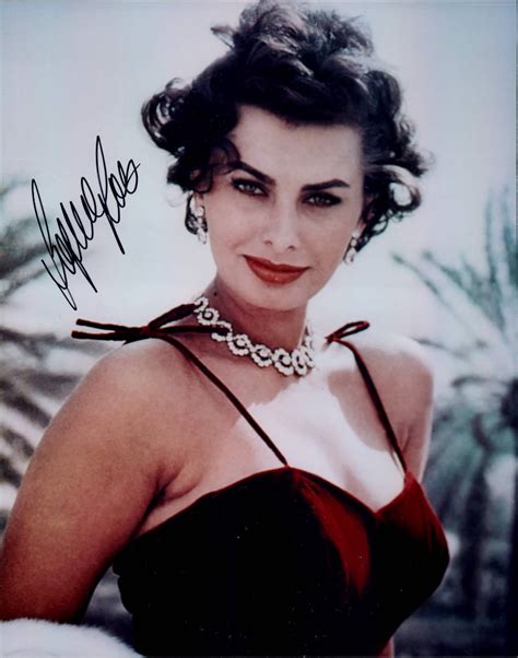 Lot Detail Sophia Loren Signed 8 X 10 Color Photo Jsa