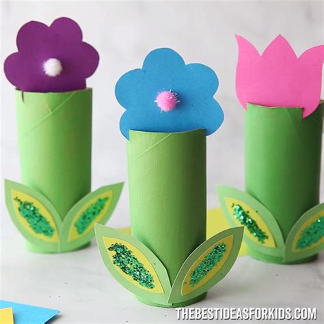 Maybe you would like to learn more about one of these? TOILET PAPER ROLL FLOWERS 🌷🌻 - such a fun spring craft for ...
