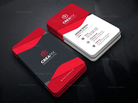 Vertical business cards are unconventional and a sure way to make your company stand out. Vertical Business Card Mockup 000517 - Template Catalog