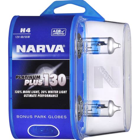 narva platinum plus 130 headlight globe h4 12v 60 55w supercheap auto new zealand